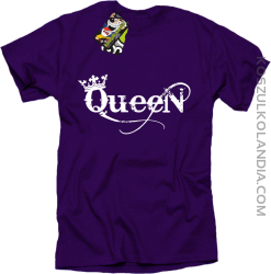 Queen Simple - Koszulka standard fiolet 