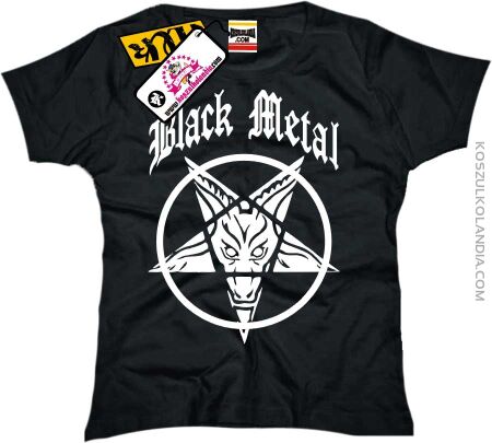 Black Metal Standard Girl koszulka damska Nr KODIA00122d