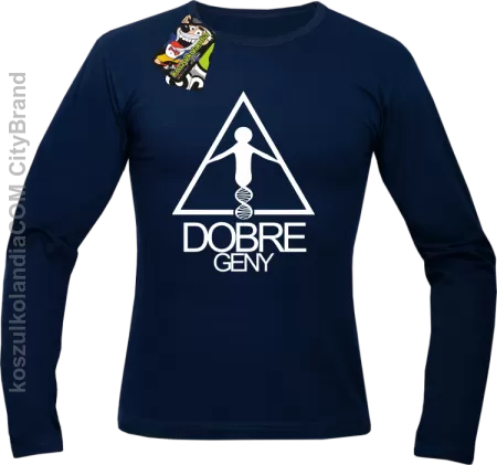 Dobre geny-Longsleeve męski