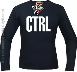 CTRL - longsleeve męski - czarny