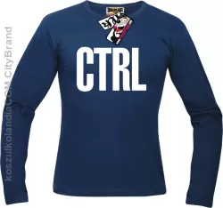 CTRL - longsleeve męski - granatowy