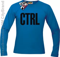 CTRL - longsleeve męski - niebieski