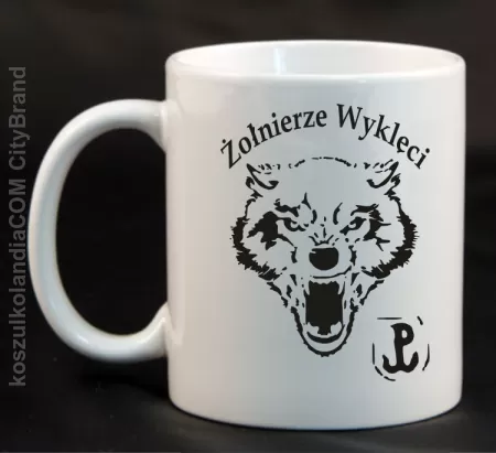 ŻOŁNIERZE WYKLĘCI WOLF-Kubek ceramiczny