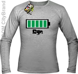 Syn - Bateria 100% - Longsleeve męski melanż 