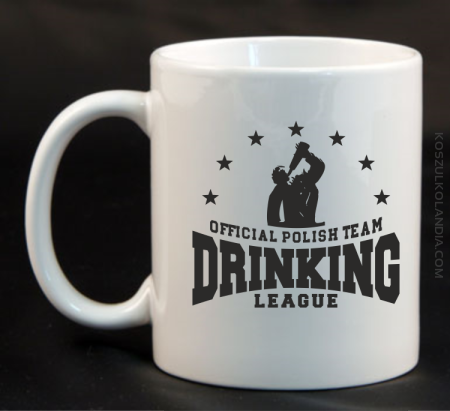 Official Polish Team Drinking League - Kubek ceramiczny 