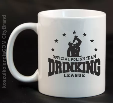 Official Polish Team Drinking League - Kubek ceramiczny 