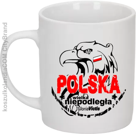 Polska Wielka Niepodległa - Kubek ceramiczny biały 