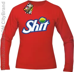 SHIT Parody FanStyle- Longsleeve męski czerwony 