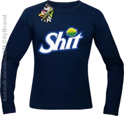 SHIT Parody FanStyle- Longsleeve męski granat 