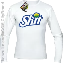 SHIT Parody FanStyle- Longsleeve męski biały 