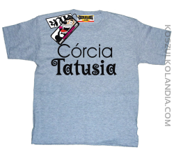 Córcia Tatusia - koszulka dziecięca - melanżowy