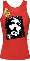 Jezus Chrystus Umarł na krzyżu za grzechy nasze - Top damski czerwony 