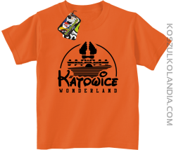 Katowice Wonderland - Koszulka dziecięca pomarańcz 