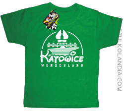Katowice Wonderland - Koszulka dziecięca zielona 