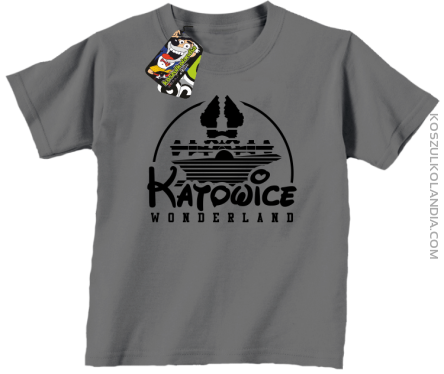 Katowice Wonderland - Koszulka dziecięca szara 
