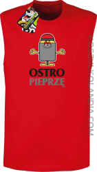 OSTRO pieprzę - Bezrękawnik męski czerwony 