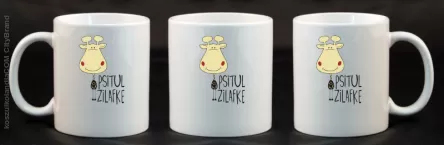 PSITUL ZILAFKE przytul żyrafkę - Kubek Ceramiczny