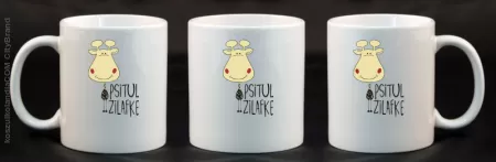 PSITUL ZILAFKE przytul żyrafkę - Kubek Ceramiczny