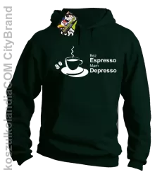 Bez Espresso Mam Depresso - Bluza z kapturem butelka