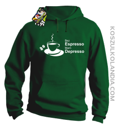 Bez Espresso Mam Depresso - Bluza z kapturem khely