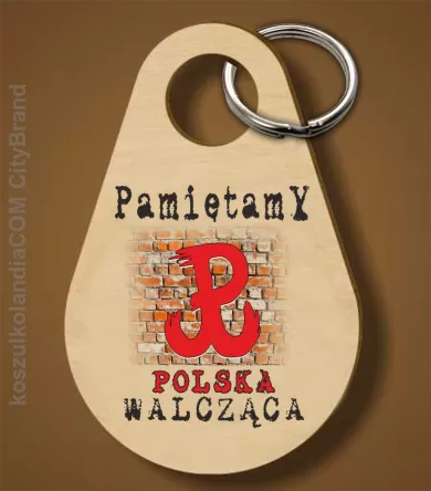 POLSKA WALCZĄCA, ŚCIANA-Breloczek