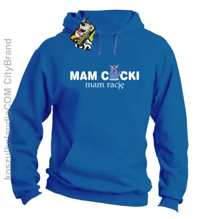 Mam cycki - Mam rację - Bluza z kapturem 