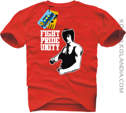 Fight Pride Unity - koszulka męska - czerwony
