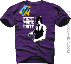 Fight Pride Unity - koszulka męska - fioletowy