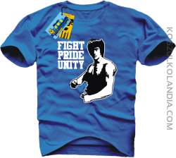 Fight Pride Unity - koszulka męska - niebieski