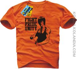 Fight Pride Unity - koszulka męska - pomarańczowy