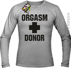 Orgasm Donor - Longsleeve męski melanż 