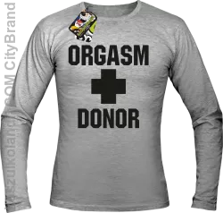 Orgasm Donor - Longsleeve męski melanż 