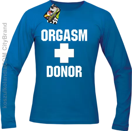 Orgasm Donor - Longsleeve męski