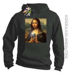 Mona Smart Pear Lisa - Bluza z kapturem szara