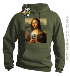 Mona Smart Pear Lisa - Bluza z kapturem khaki