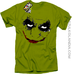 Halloween Super Smile - koszulka męska kiwi