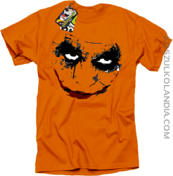 Halloween Super Smile - koszulka męska pomarańczowa