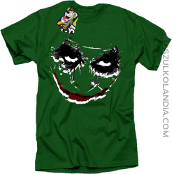 Halloween Super Smile - koszulka męska zielona