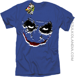 Halloween Super Smile - koszulka męska niebieska