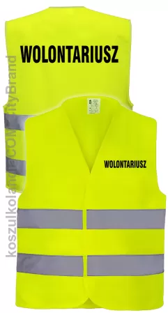 Wolontariusz - kamizelka odblaskowa