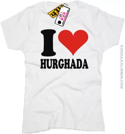 I LOVE HURGHADA- koszulka damska