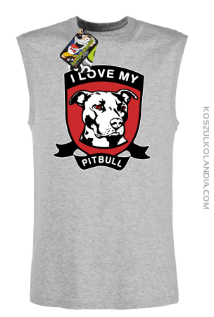 I Love My Pitbull -  Bezrękawnik męski