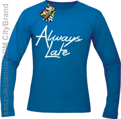 Always Late-Longsleeve męski niebieski