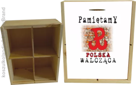 PAMIĘTAMY POLSKA WALCZĄCA, ŚCIANA-Skrzyneczka ozdobna