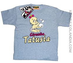 Córeczka Tatusia - koszulka dziecięca - melanż