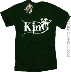 King Simple - Koszulka męska butelkowa