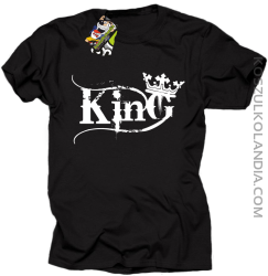 King Simple - Koszulka męska czarna 