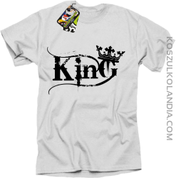 King Simple - Koszulka męska biała 