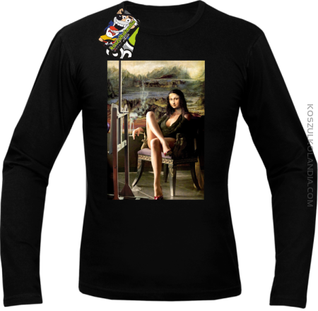 Mona Lisa Model Art - Longsleeve męski