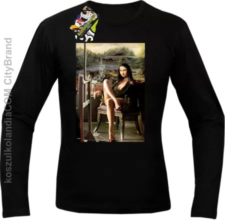 Mona Lisa Model Art - Longsleeve męski